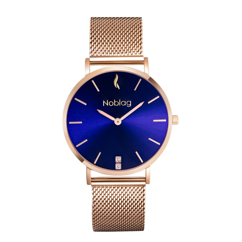 Noblag Women's Watch Mesh- Blue Dial 36mm